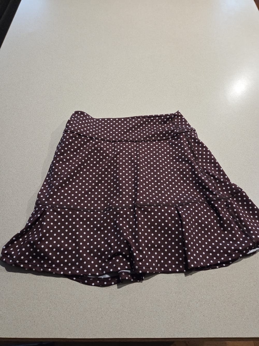 Dona Jo Women's Polka Dot Athetic Skirt